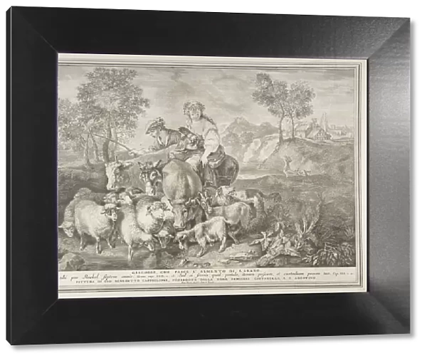 Jacob tending Labans flock (Giacobbe, che pasce l armento di Labano), 1743-63