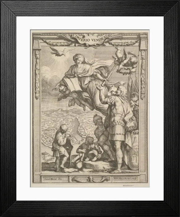 Framed Print : L Imperio Vendicato, 1630-1700. Creator: Pietro Santi Bartoli Framed Print : L Imperio Vendicato, 1630-1700. Creator: Pietro Santi Bartoli