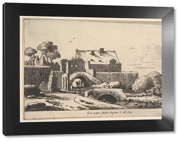 A Water Mill near St. Denis, 17th century. Creator: Reinier Zeeman