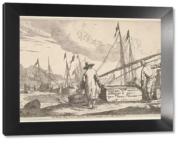 Title page, 'Quelque navieres deisseigner & graver par Remy Zeeman', 1652