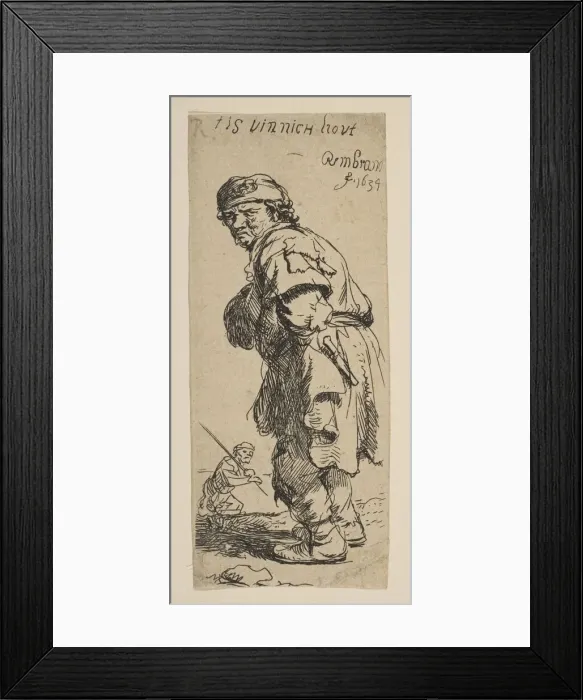Framed Print : A Peasant Calling Out: T is vinnich kout, 1634 Framed Print : A Peasant Calling Out: T is vinnich kout, 1634
