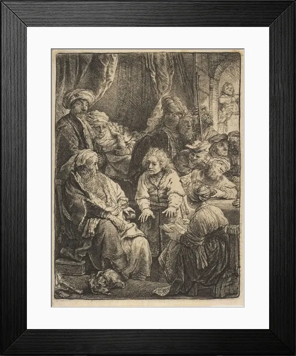 Framed Print : Joseph Telling His Dreams, 1638. Creator: Rembrandt Harmensz van Rijn Framed Print : Joseph Telling His Dreams, 1638. Creator: Rembrandt Harmensz van Rijn