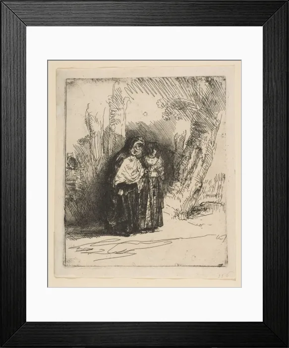 Framed Print : The Spanish Gipsy Preciosa, ca. 1642. Creator: Rembrandt Harmensz van Rijn Framed Print : The Spanish Gipsy Preciosa, ca. 1642. Creator: Rembrandt Harmensz van Rijn