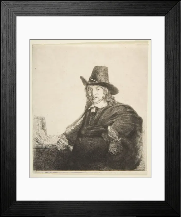 Framed Print : Jan Asselijn, Painter (Krabbetje), ca. 1646. Creator: Rembrandt Harmensz van Rijn Framed Print : Jan Asselijn, Painter (Krabbetje), ca. 1646. Creator: Rembrandt Harmensz van Rijn