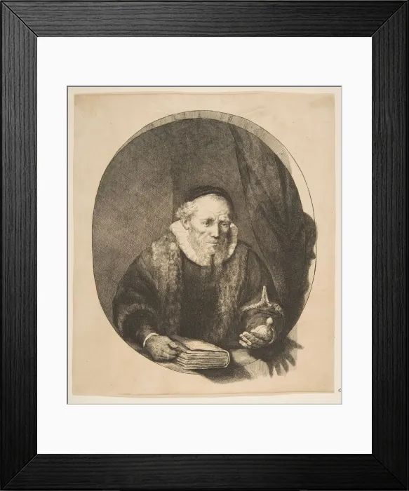 Framed Print : Jan Cornelis Sylvius, Preacher (reverse copy). n. d. Creator: Unknown Framed Print : Jan Cornelis Sylvius, Preacher (reverse copy). n. d. Creator: Unknown