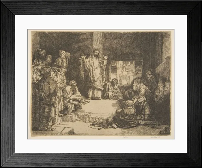 Framed Print : Christ Preaching (La Petite Tombe) (copy). n. d. Creator: Unknown Framed Print : Christ Preaching (La Petite Tombe) (copy). n. d. Creator: Unknown