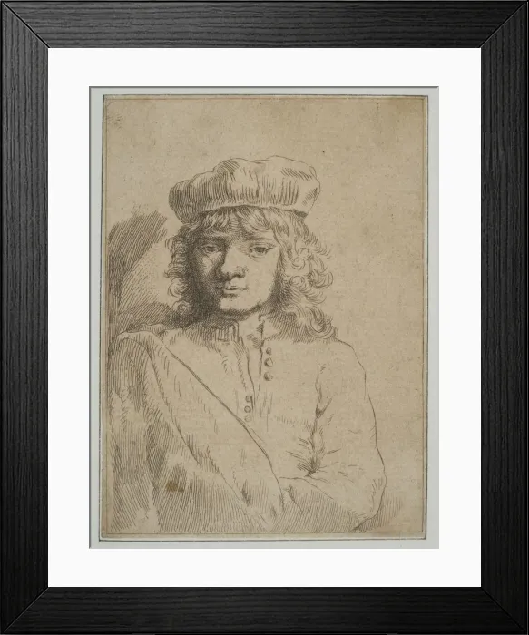 Framed Print : The Artists Son, Titus (copy), ca. 1656. Creator: Unknown Framed Print : The Artists Son, Titus (copy), ca. 1656. Creator: Unknown