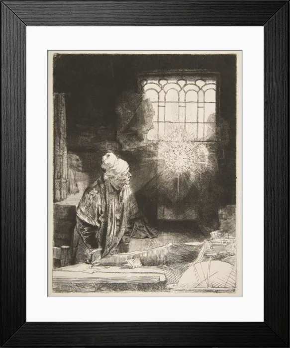 Framed Print : Faust, ca. 1652. Creator: Rembrandt Harmensz van Rijn Framed Print : Faust, ca. 1652. Creator: Rembrandt Harmensz van Rijn