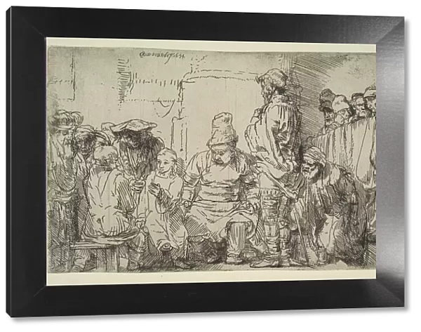 Christ Seated Disputing with the Doctors, 1654. Creator: Rembrandt Harmensz van Rijn