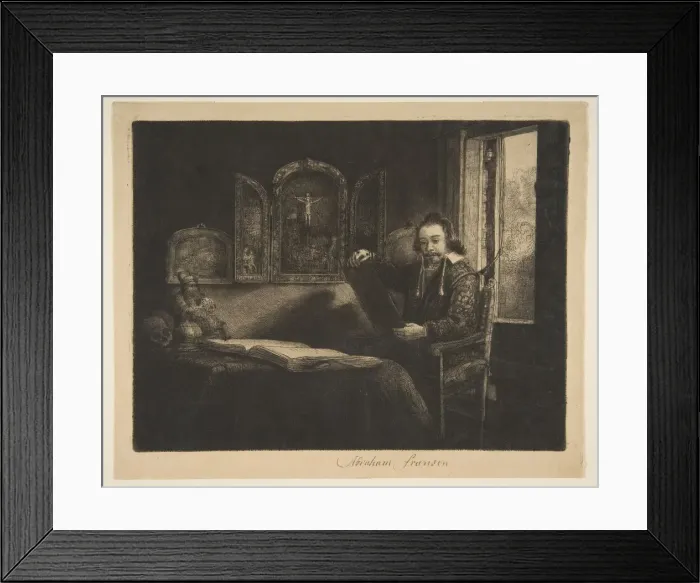 Framed Print : Abraham Francen, Apothecary, ca. 1656. Creator: Rembrandt Harmensz van Rijn Framed Print : Abraham Francen, Apothecary, ca. 1656. Creator: Rembrandt Harmensz van Rijn
