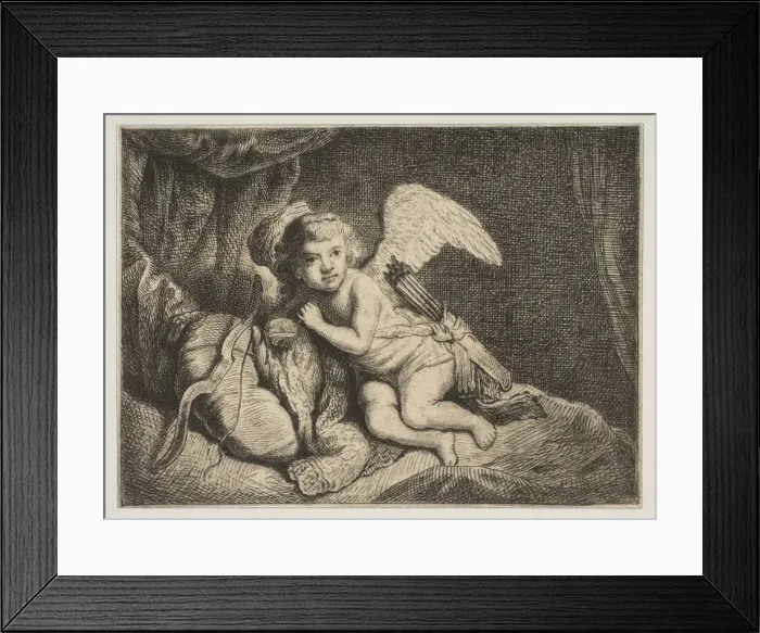 Framed Print : Cupid Resting (copy). n. d. Creator: Unknown Framed Print : Cupid Resting (copy). n. d. Creator: Unknown