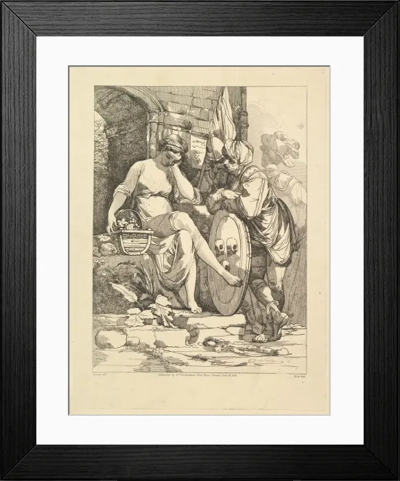Framed Print : Banditti at Market, June 10, 1805. Creator: Robert Blyth Framed Print : Banditti at Market, June 10, 1805. Creator: Robert Blyth