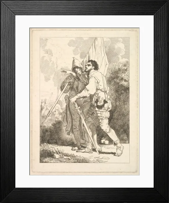 Framed Print : Going Out in the Morning, 1779. Creator: Robert Blyth Framed Print : Going Out in the Morning, 1779. Creator: Robert Blyth