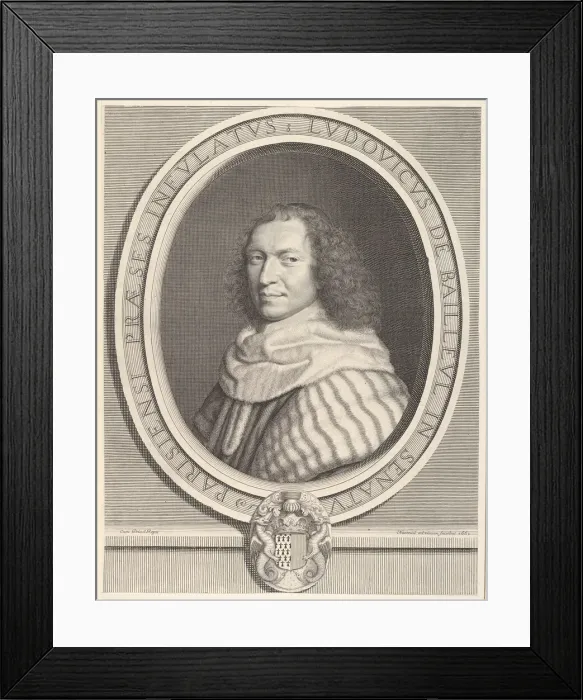 Framed Print : Louis-Dominique de Bailleul, 1660. Creator: Robert Nanteuil Framed Print : Louis-Dominique de Bailleul, 1660. Creator: Robert Nanteuil