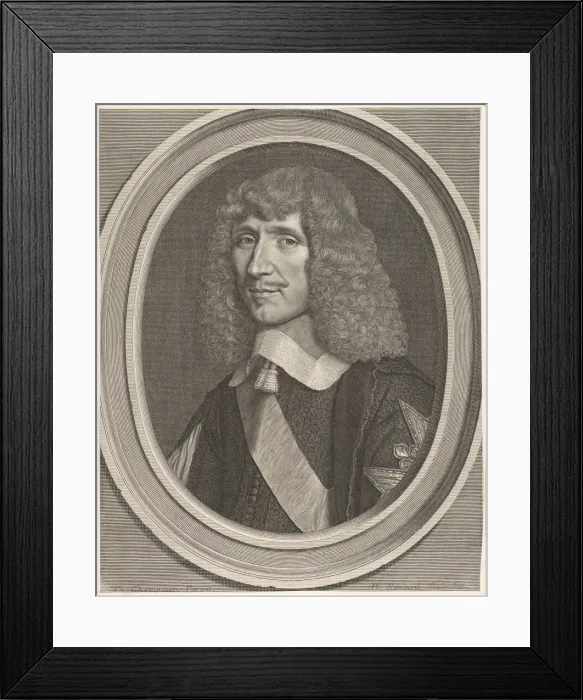 Framed Print : Leon-Bouthillier, comte de Chavigny, 1651. Creator: Robert Nanteuil Framed Print : Leon-Bouthillier, comte de Chavigny, 1651. Creator: Robert Nanteuil
