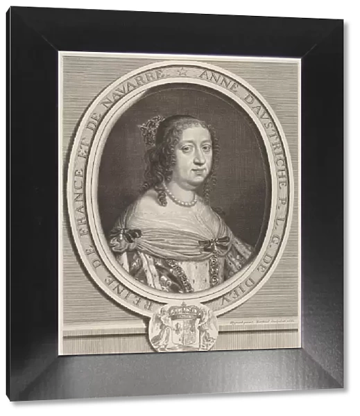Anne of Austria, 1660. Creator: Robert Nanteuil