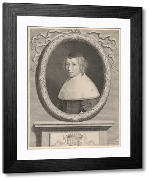 Framed Print : Madame Bouthillier (Marie de Bragelogne), 1656. Creator: Robert Nanteuil Framed Print : Madame Bouthillier (Marie de Bragelogne), 1656. Creator: Robert Nanteuil