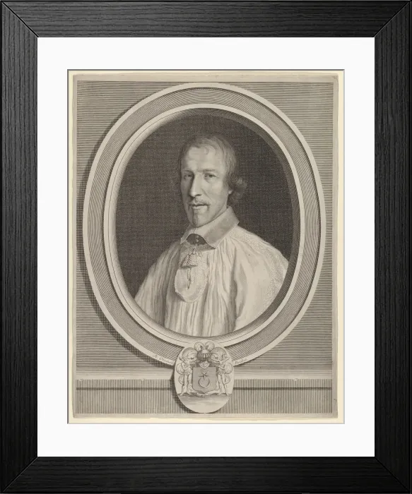 Framed Print : Marc Bochart, ca. 1651. Creator: Robert Nanteuil Framed Print : Marc Bochart, ca. 1651. Creator: Robert Nanteuil