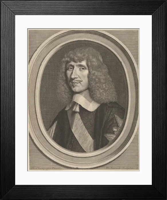 Framed Print : Leon-Bouthillier, Comte de Chavigny, ca. 1651. Creator: Robert Nanteuil Framed Print : Leon-Bouthillier, Comte de Chavigny, ca. 1651. Creator: Robert Nanteuil