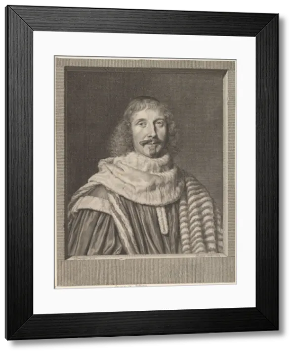 Framed Print : Pompone II de Bellievre, 1653. Creator: Robert Nanteuil Framed Print : Pompone II de Bellievre, 1653. Creator: Robert Nanteuil