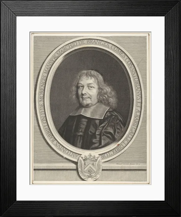 Framed Print : Antoine Barillon, 1661. Creator: Robert Nanteuil Framed Print : Antoine Barillon, 1661. Creator: Robert Nanteuil