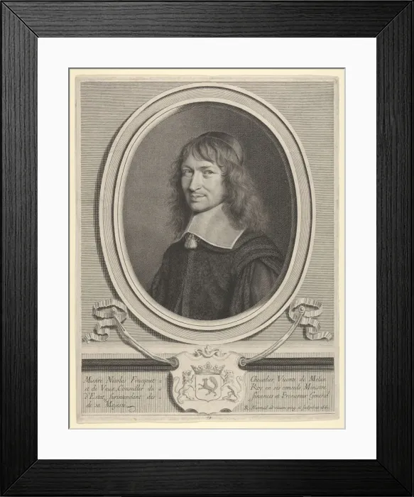 Framed Print : Nicolas Fouquet, 1661. Creator: Robert Nanteuil Framed Print : Nicolas Fouquet, 1661. Creator: Robert Nanteuil
