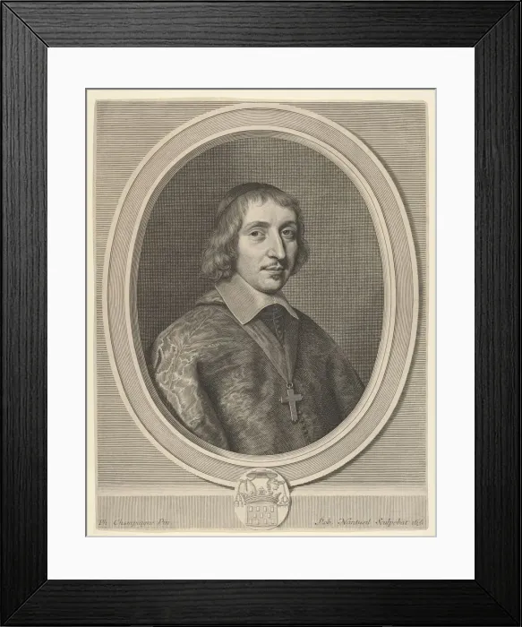 Framed Print : Philibert-Emmanuel de Beaumanoir de Lavardin, 1651. Creator: Robert Nanteuil Framed Print : Philibert-Emmanuel de Beaumanoir de Lavardin, 1651. Creator: Robert Nanteuil