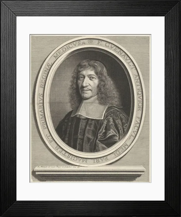 Framed Print : Francois Guenault, ca. 1664. Creator: Robert Nanteuil Framed Print : Francois Guenault, ca. 1664. Creator: Robert Nanteuil