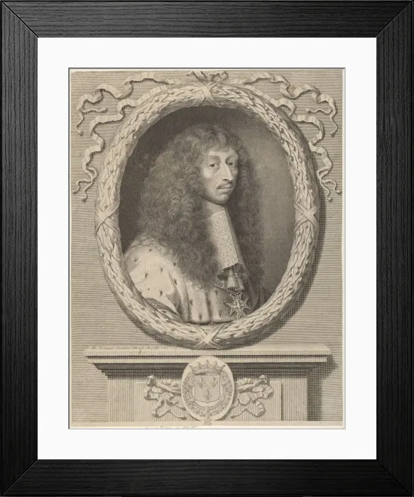 Framed Print : Louis II de Bourbon, Prince de Conde, 1662. Creator: Robert Nanteuil Framed Print : Louis II de Bourbon, Prince de Conde, 1662. Creator: Robert Nanteuil