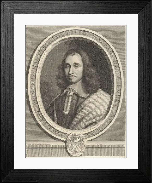 Framed Print : Gaspard de Fieubet, ca. 1654. Creator: Robert Nanteuil Framed Print : Gaspard de Fieubet, ca. 1654. Creator: Robert Nanteuil