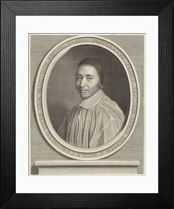 Framed Print : Hippolyte Feret, 1669. Creator: Robert Nanteuil Framed Print : Hippolyte Feret, 1669. Creator: Robert Nanteuil