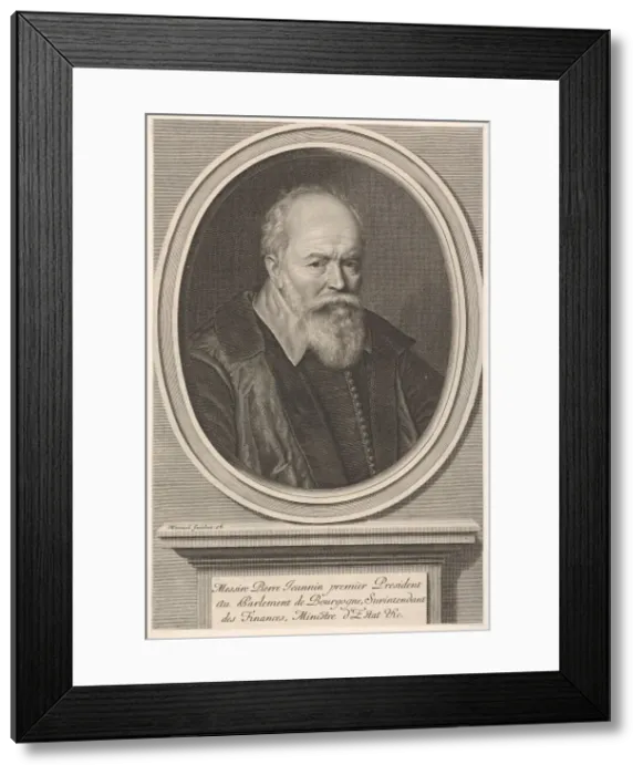 Framed Print : Pierre Jeannin, ca. 1656. Creator: Robert Nanteuil Framed Print : Pierre Jeannin, ca. 1656. Creator: Robert Nanteuil