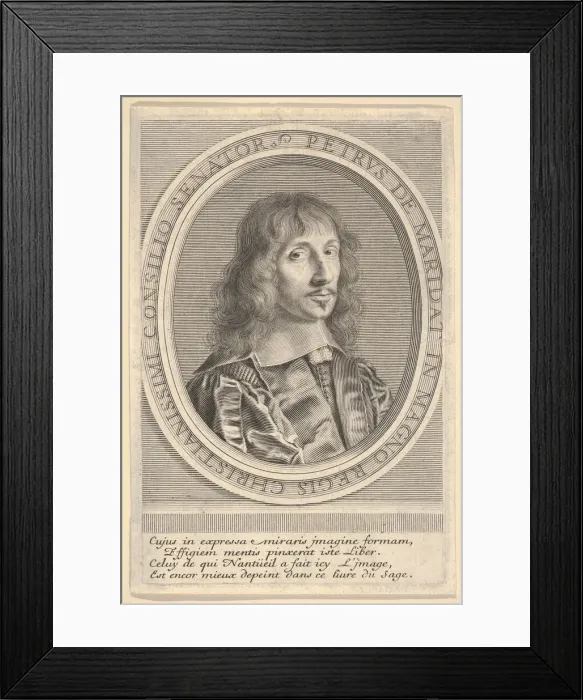Framed Print : Pierre da Maridat, ca. 1653. Creator: Robert Nanteuil Framed Print : Pierre da Maridat, ca. 1653. Creator: Robert Nanteuil