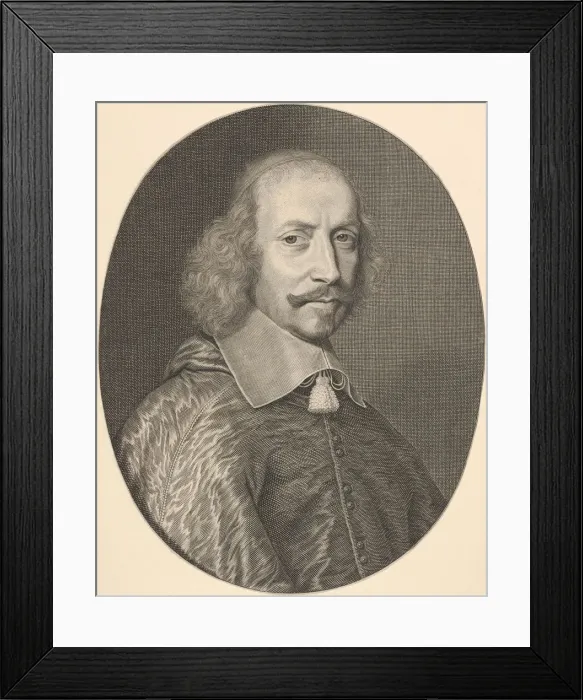 Framed Print : Cardinal Jules Mazarin, 1655. Creator: Robert Nanteuil Framed Print : Cardinal Jules Mazarin, 1655. Creator: Robert Nanteuil