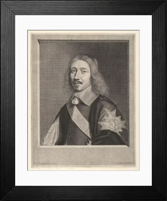 Framed Print : Michel IV Le Tellier (Le Chancelier), 1653. Creator: Robert Nanteuil Framed Print : Michel IV Le Tellier (Le Chancelier), 1653. Creator: Robert Nanteuil