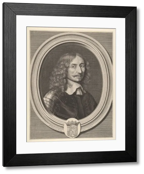 Framed Print : Henri II de Lorraine, marquis de Mouy, ca. 1651. Creator: Robert Nanteuil