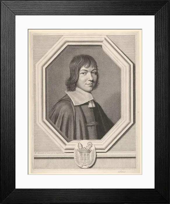 Framed Print : Charles-Maurice Le Tellier, 1663. Creator: Robert Nanteuil Framed Print : Charles-Maurice Le Tellier, 1663. Creator: Robert Nanteuil
