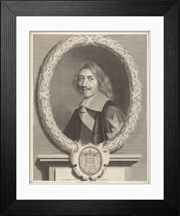 Framed Print : Chancelier Le Tellier, 17th century. Creator: Robert Nanteuil Framed Print : Chancelier Le Tellier, 17th century. Creator: Robert Nanteuil