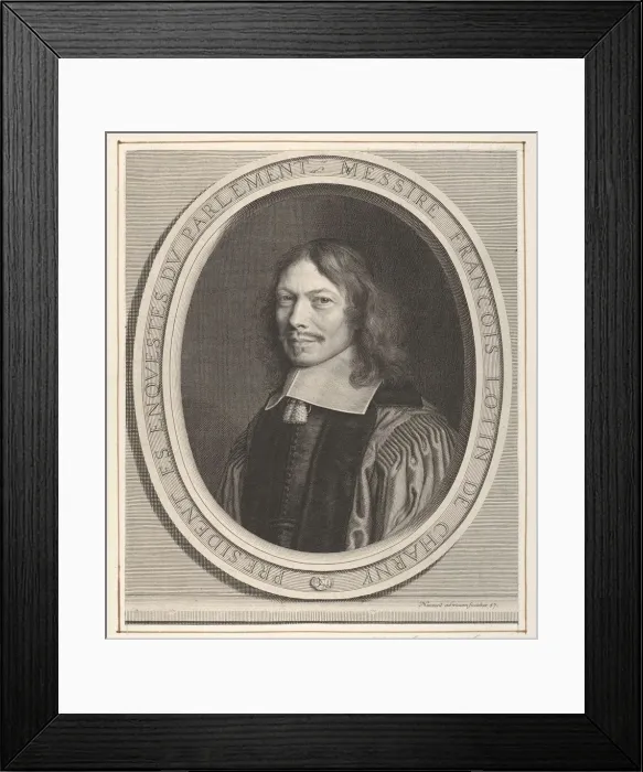 Framed Print : Francois Lotin de Charny, ca. 1657. Creator: Robert Nanteuil Framed Print : Francois Lotin de Charny, ca. 1657. Creator: Robert Nanteuil