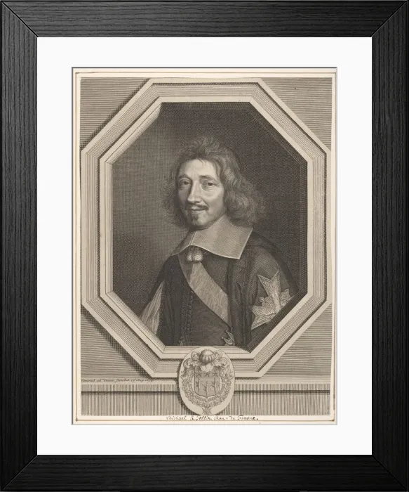 Framed Print : Chancelier Michel IV Le Tellier, 1658. Creator: Robert Nanteuil Framed Print : Chancelier Michel IV Le Tellier, 1658. Creator: Robert Nanteuil