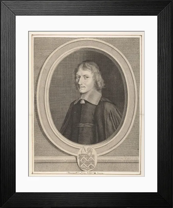 Framed Print : Dominique de Ligny, 1654. Creator: Robert Nanteuil Framed Print : Dominique de Ligny, 1654. Creator: Robert Nanteuil