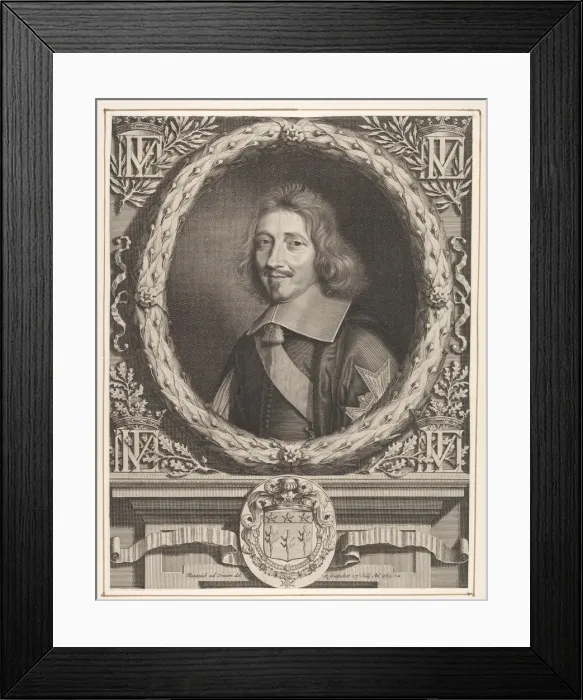 Framed Print : Chancelier Michel IV Le Tellier, 1659. Creator: Robert Nanteuil Framed Print : Chancelier Michel IV Le Tellier, 1659. Creator: Robert Nanteuil