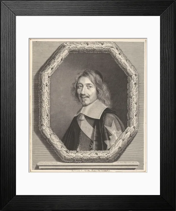Framed Print : Chancelier Michel IV Le Tellier, 1661. Creator: Robert Nanteuil Framed Print : Chancelier Michel IV Le Tellier, 1661. Creator: Robert Nanteuil