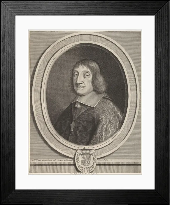 Framed Print : Leonor Goyon de Matignon, ca. 1657. Creator: Robert Nanteuil Framed Print : Leonor Goyon de Matignon, ca. 1657. Creator: Robert Nanteuil
