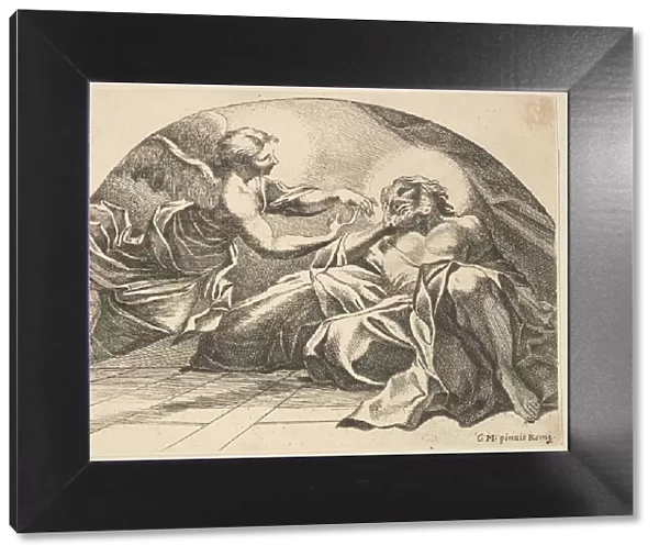 Angel appearing to Peter in Prison, 1680-1743. Creator: Robert van Audenaerde