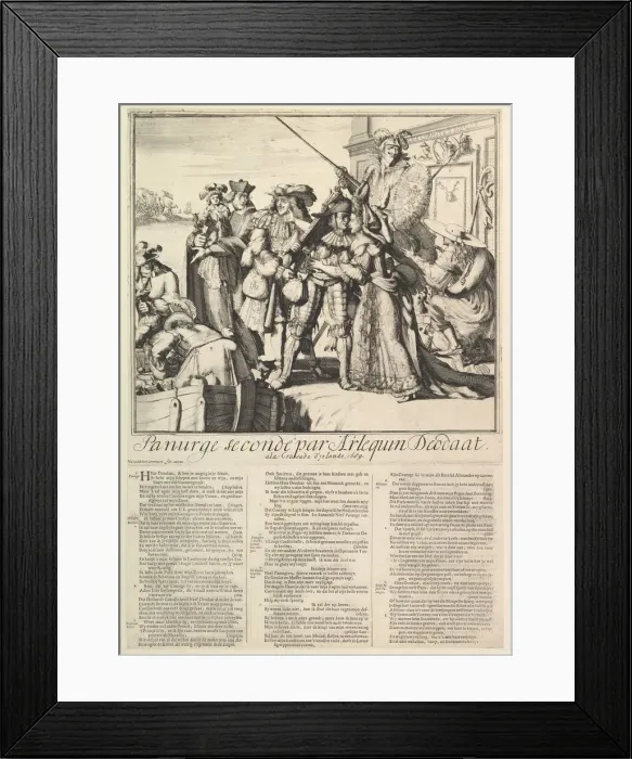 Framed Print : Panurge seconde. n. d. Creator: Romeyn de Hooghe Framed Print : Panurge seconde. n. d. Creator: Romeyn de Hooghe