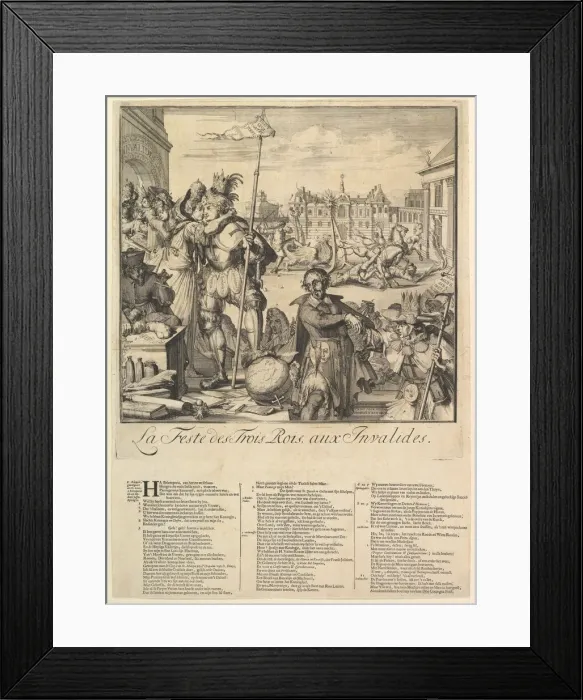 Framed Print : Le Feste des Trois Rois. n. d. Creator: Romeyn de Hooghe Framed Print : Le Feste des Trois Rois. n. d. Creator: Romeyn de Hooghe