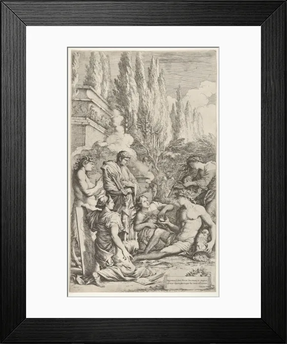 Framed Print : The Genius of Salvator Rosa, ca. 1662. Creator: Salvator Rosa Framed Print : The Genius of Salvator Rosa, ca. 1662. Creator: Salvator Rosa