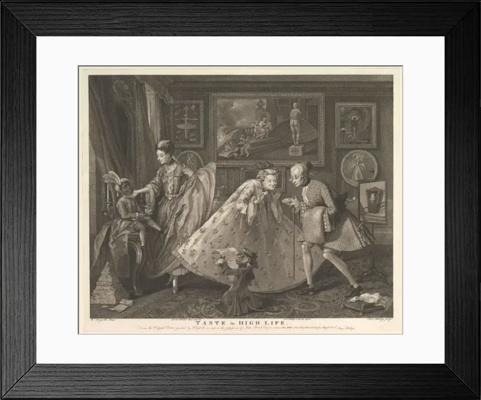 Framed Print : Taste in High Life, May 1, 1798. Creator: Samuel Phillips Framed Print : Taste in High Life, May 1, 1798. Creator: Samuel Phillips