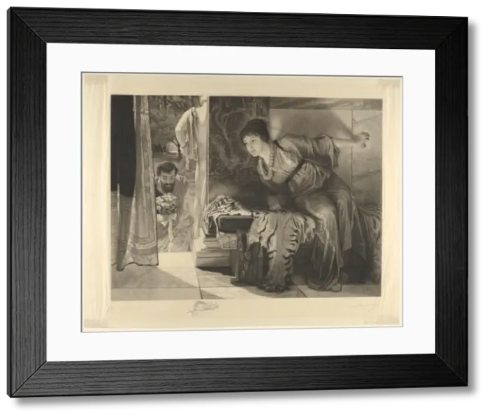 Framed Print : Welcome Footsteps (Well-known Footsteps), May 7, 1883. Creator: Leopold Lowenstam Framed Print : Welcome Footsteps (Well-known Footsteps), May 7, 1883. Creator: Leopold Lowenstam